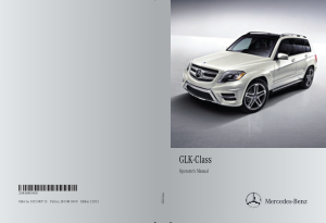 2013 Mercedes Benz GLK Operator Manual
